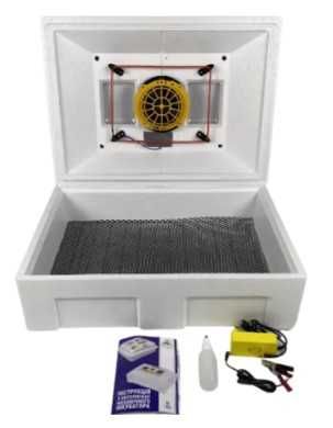 Інкубатор механічний Теплуша ІБ 100 ТМВ12 PRO (220/12в) Тен, вологомір