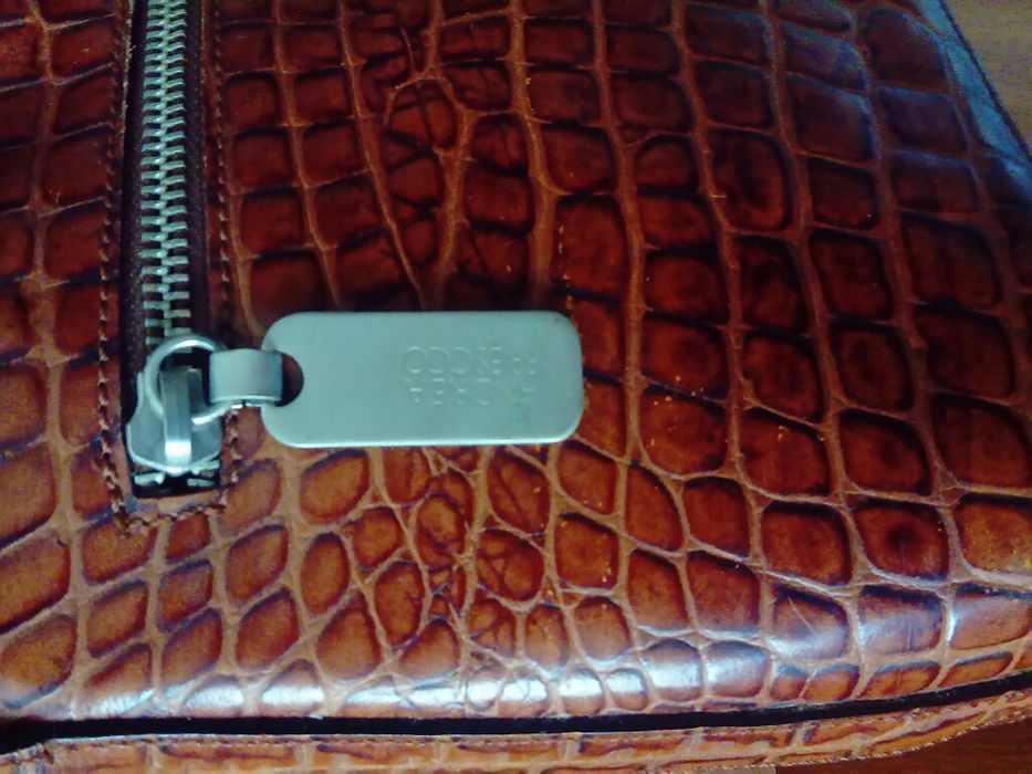 Carteira em pele vintage