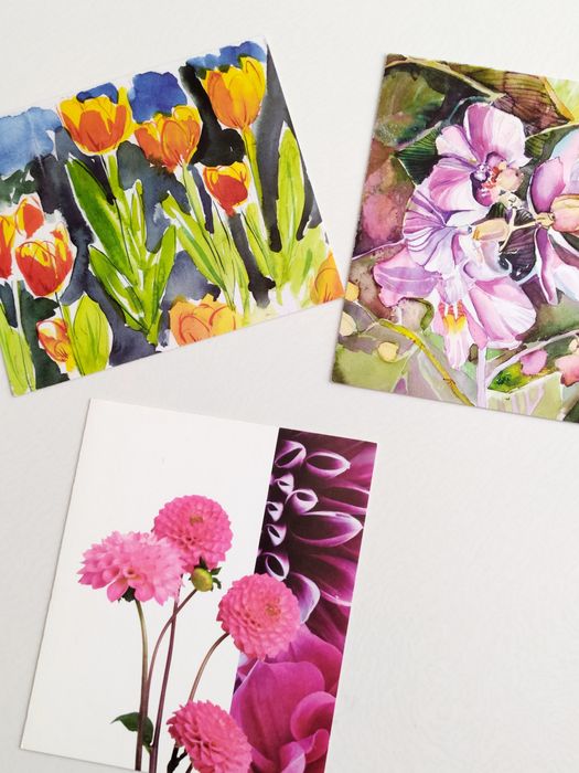 ЦВЕТЫ АМЕРИКАНСКИЕ Поздравительные открытки Happy BIRTHDAY Поздравляю