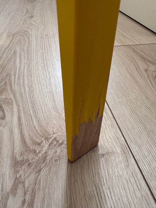 Zestaw stolików nocnych Stockholm Ikea żółty