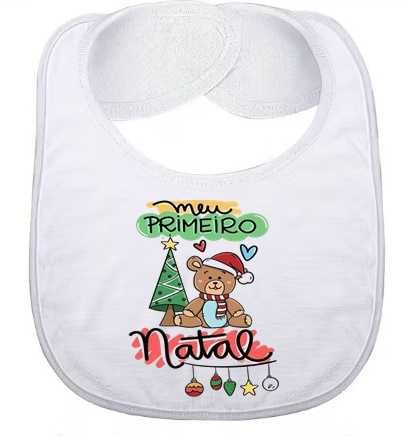 Babetes Estampados Personalizados Natal
