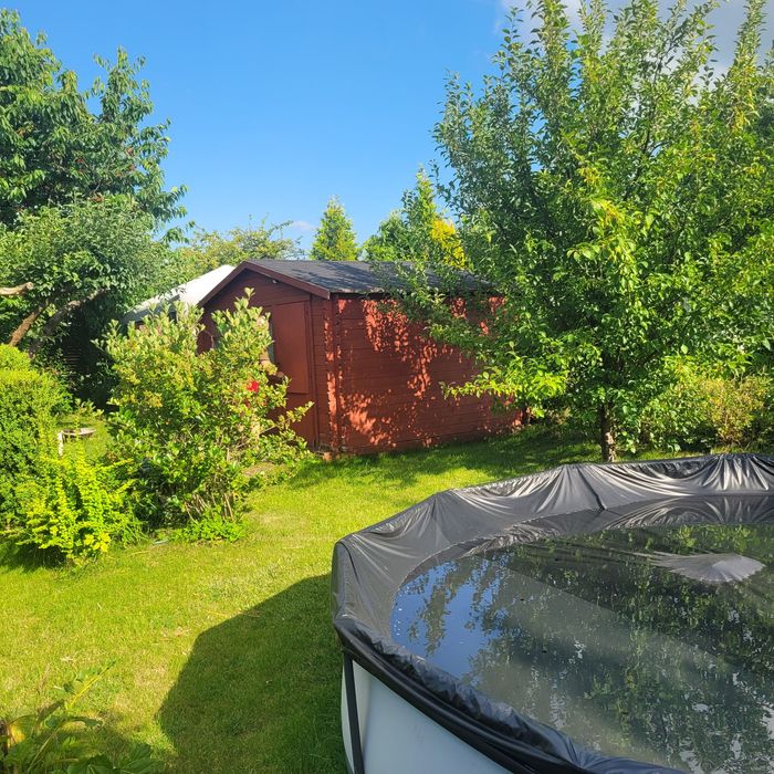 Działka  z altaną ROD