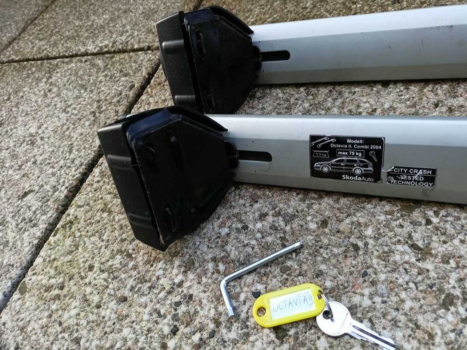 Bagażnik dachowy belki Skoda Octavia II Combi  -Oryginał!