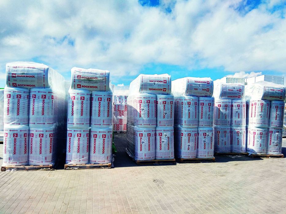 Мінеральна вата Rockwool, кам'яна вата Роквул, базальтова вата рулонна