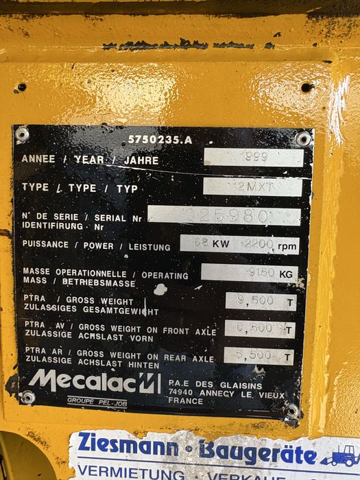 Mecalac 12 Mxt koparka koparko ladowarka case jcb