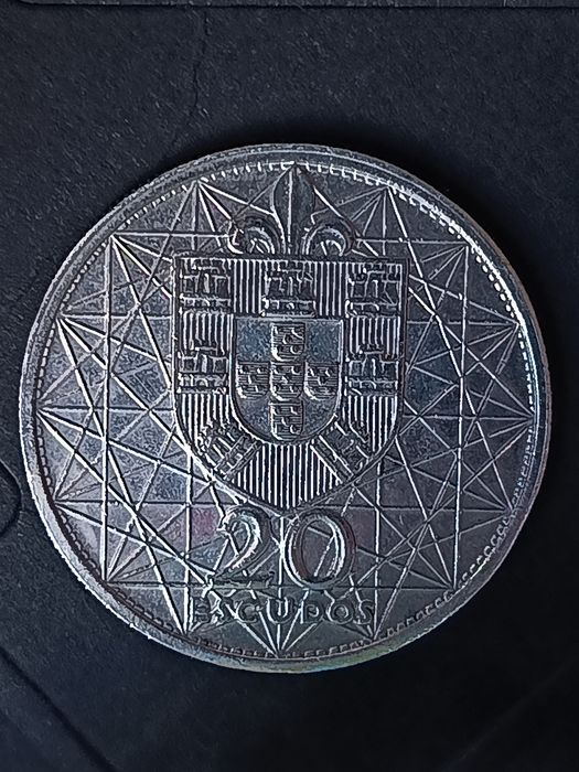 Moeda de 20 escudos Prata