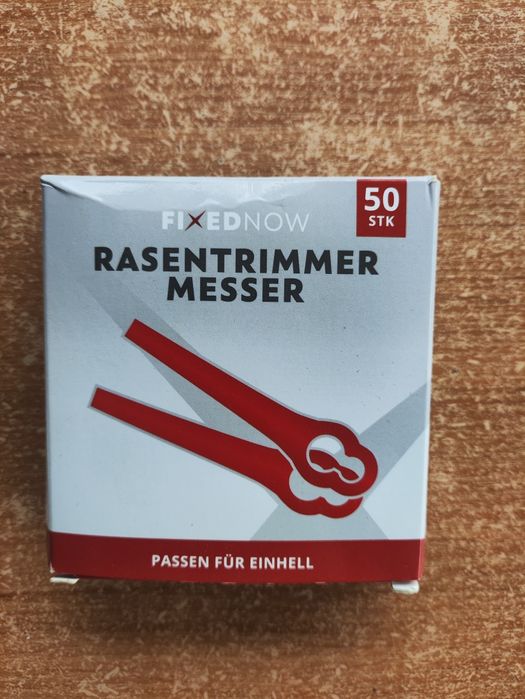 50 x zapasowych nożyków do podkaszarki Einhell z tworzywa sztucznego ostrza