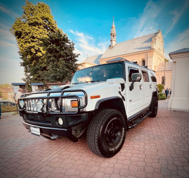 Samochód  do wynajęcia z kierowcą HUMMER H2 do ślubu