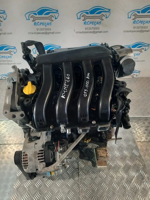 MOTOR ENGINE COMPLETO RENAULT MEGANE II 2 MK2 1.6i 16V 113CV K4M760