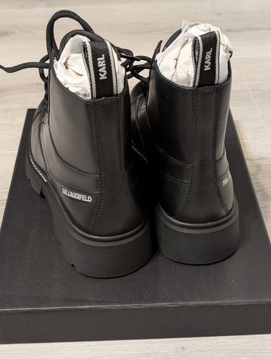 Нові шкіряні черевики Karl Lagerfeld 40р