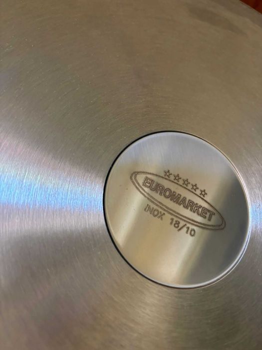 Grelhador e wok em inox Euromarket novos