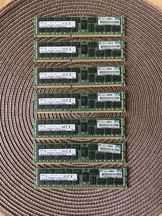 Samsung 56GB DDR3 ECC Registered PC3-12800R - 7x8GB