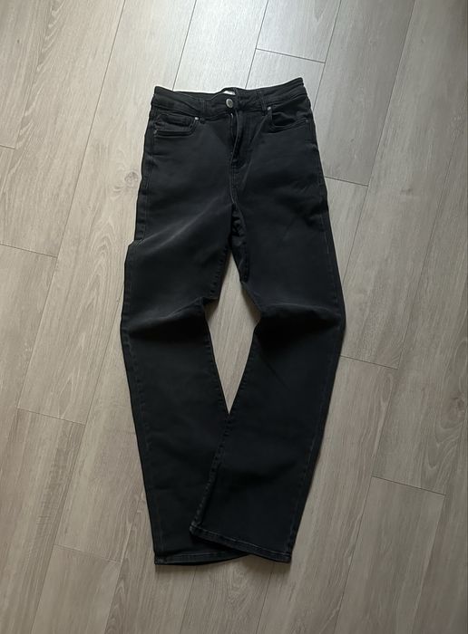 Black bootcut jeans
