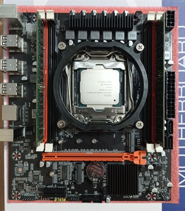 Игровой комплект SOYO X99 E3 2011V3 + XEON 2673 V3 + 16gb (2×8) DDR3