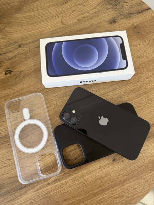 Iphone 12 128gb cor azul e preto