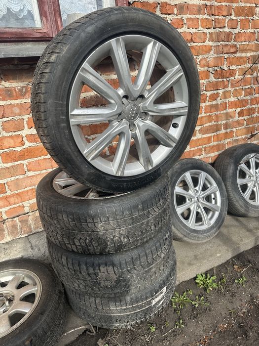 Диски титани R18 ауді audi a6 c7 5/112