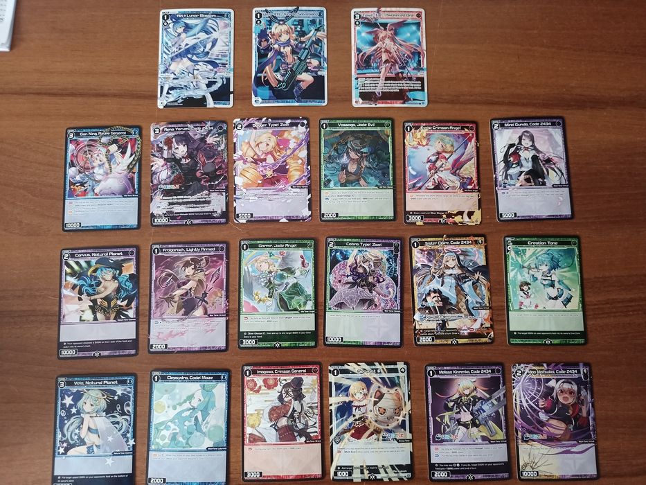Zestaw WIXOSS TCG – 2x Starter Deck (Nijisanji, Ancient Surprise) + Karty SR/Promo