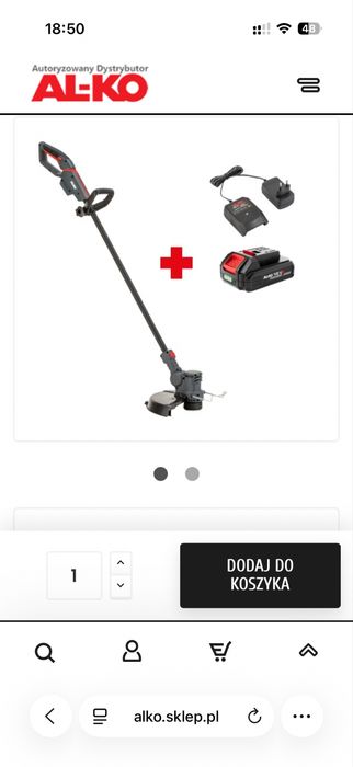 Podkaszaraka alko na aku
