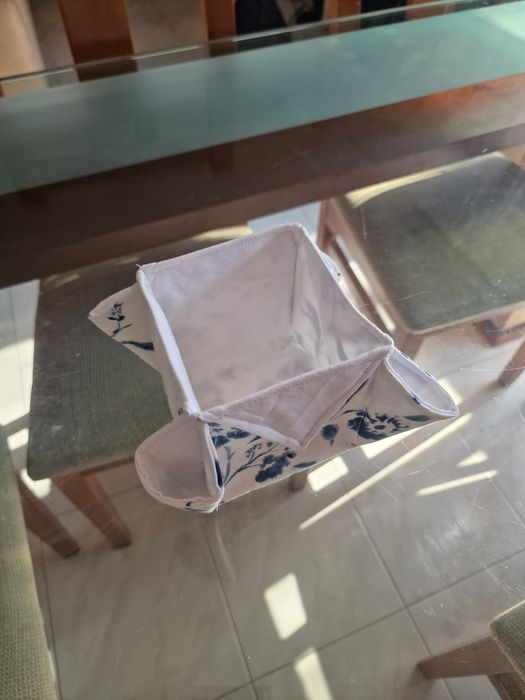 Cestas de pano feito a mão