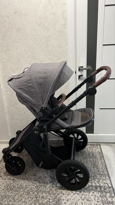 Коляска 2 в 1 Kinderkraft Prime Gray + Mommy Bag