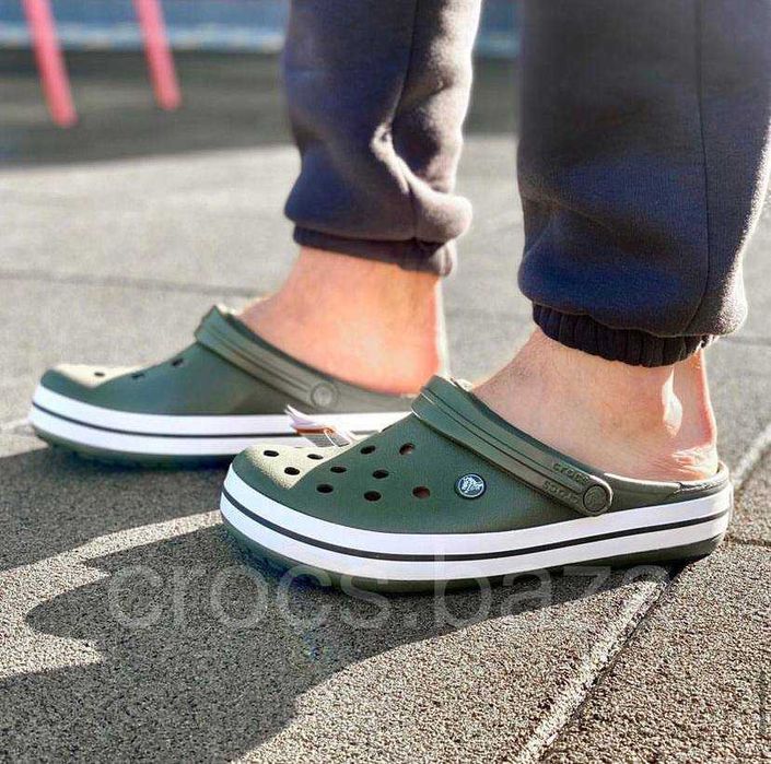 Хіт! Купити Оригінал Крокс Crocs Crocband Сабо чоловічі крокси 36-45 р