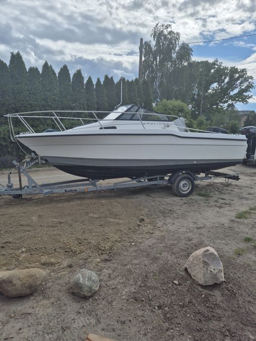 Faktura VAT 23% Łódź kabinowa Bayliner + 2 silniki + przyczepa