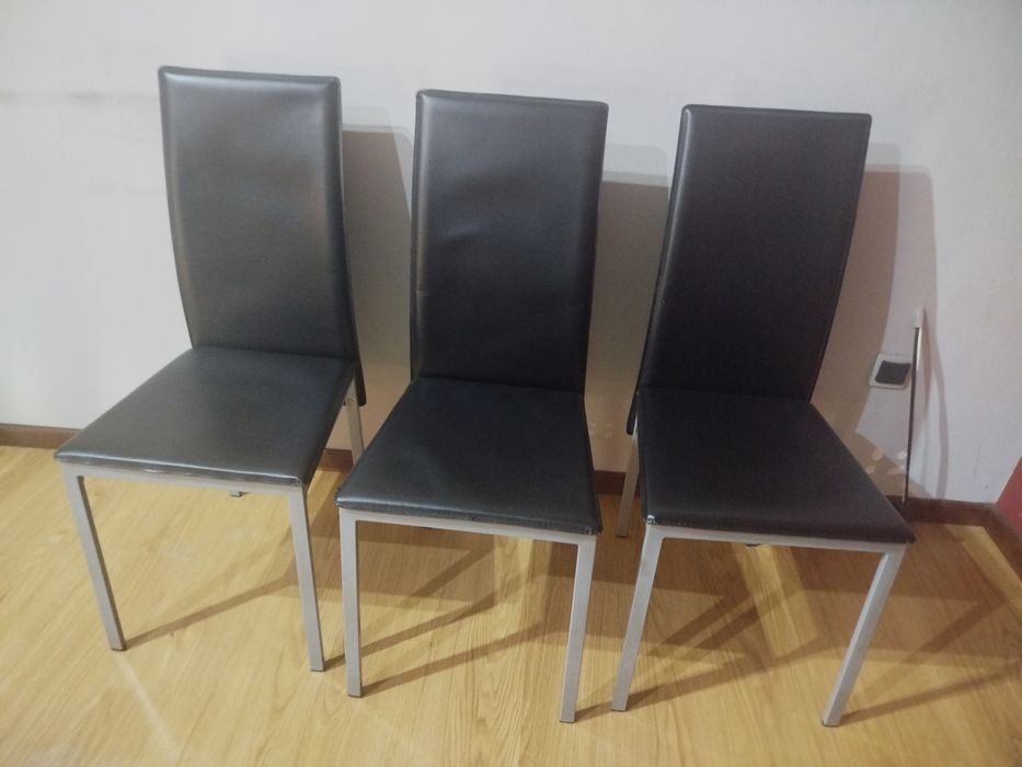 Conjunto de 3 cadeiras de cozinha