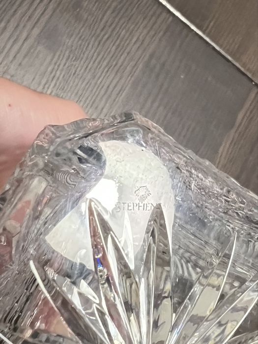 Conjunto de Cristal Lapidado Stephen – Decantador + 4 Copos