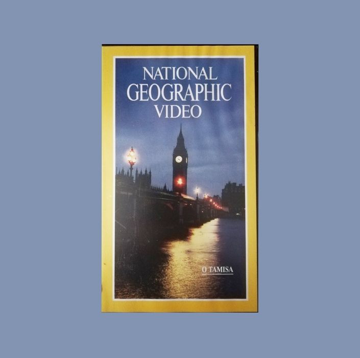 Filme "National Geographic - O Tamisa", em formato VHS original, 1993