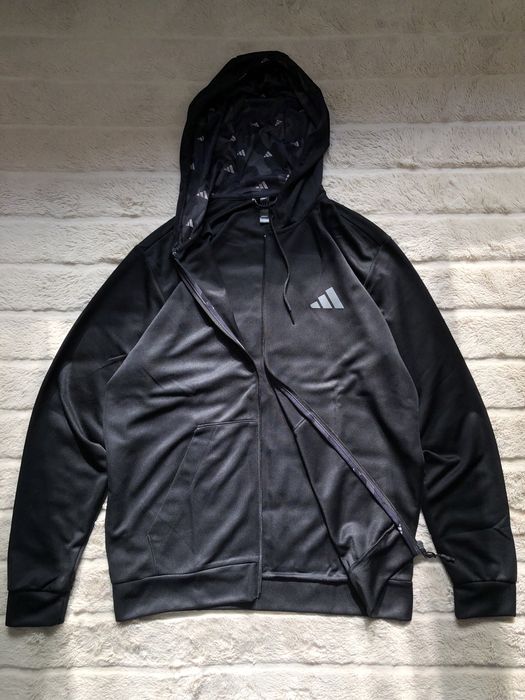 ADIDAS (M-L) Train Essentials Seasonal Full-Zip зип кофта худи для тре