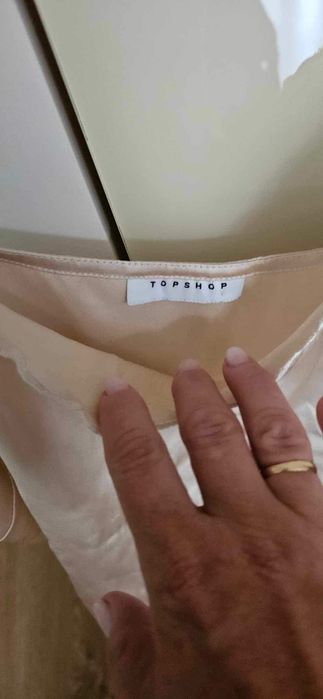 Bluzka na ramiączka topshop 38 jak satynowa