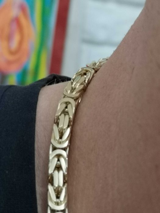 Złoty łańcuszek Królewski 148,35g/65cm Próba 585. Nowy (2008)