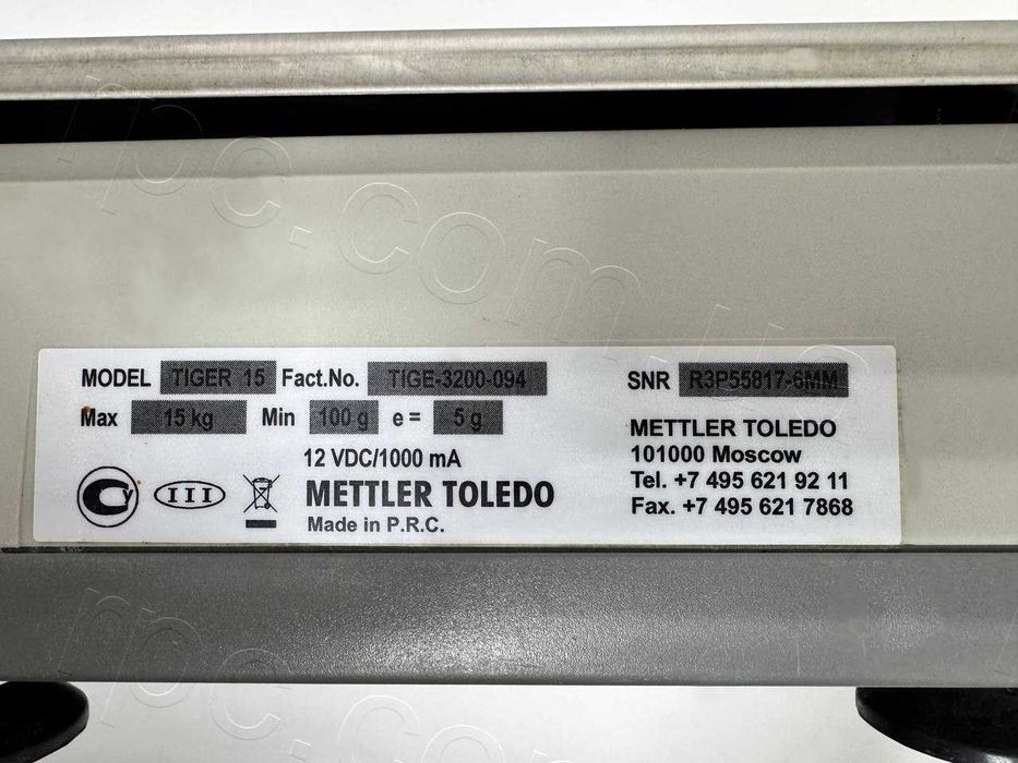 Ваги торгові електронні Mettler Toledo Tiger 15 + ГАРАНТІЯ! є багато