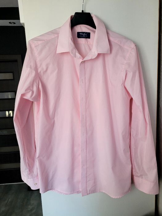 Jasnoróżowa/różowa koszula Trafox r. XL