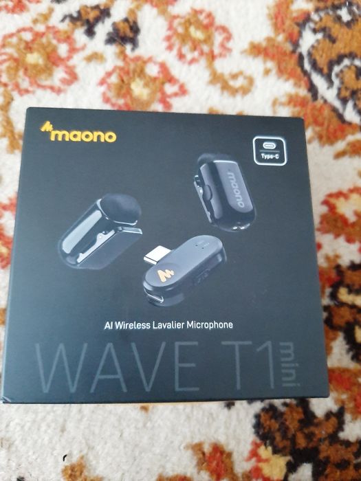 Бездротовий мікрофон MAONO Wave T1 Mini для iPhone та Android