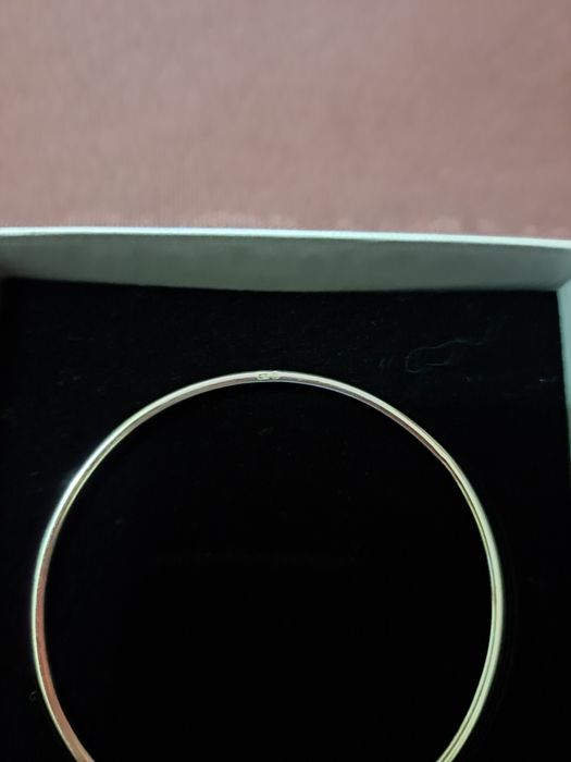 Pulseira rígida em prata