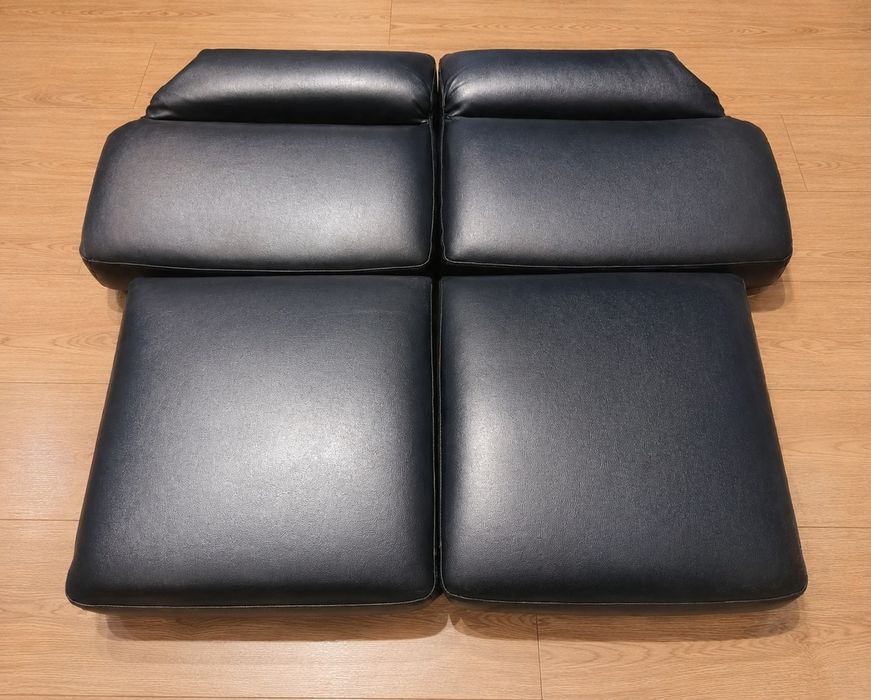 Conjunto de Almofadas de Sofá Pretas | Black Sofa Cushion Set