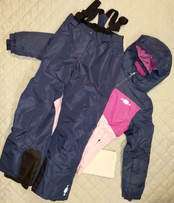 Komplet 134/140 Crivit Pro dla dziewczynki profesjonalny strój narty