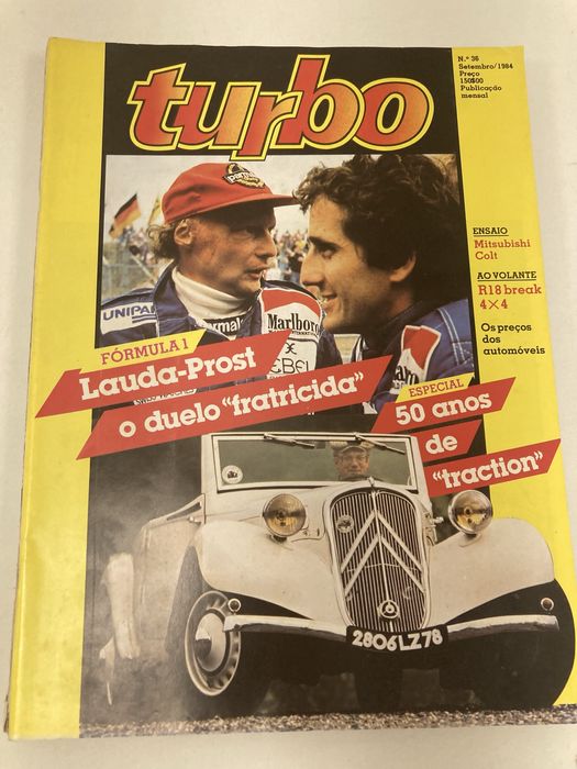 Revistas Automóvel, Turbo, antigas