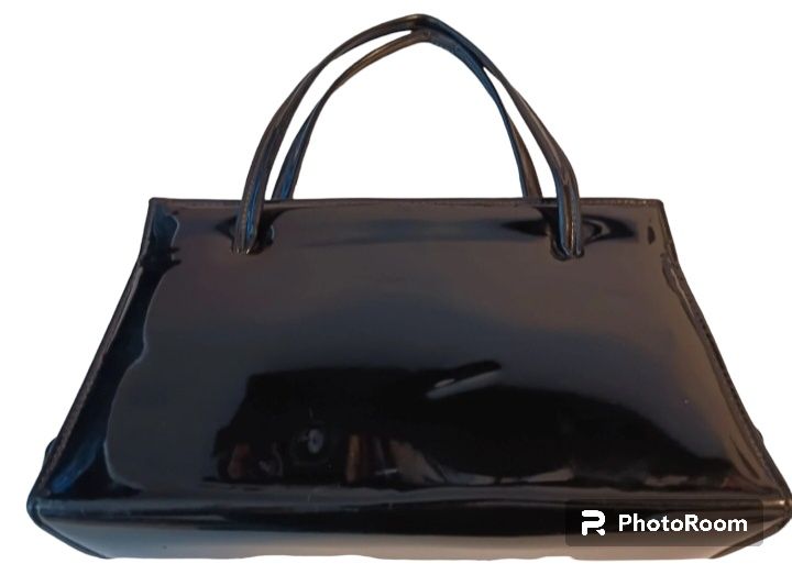 Torebka torba do ręki z eko skóra lakierowana