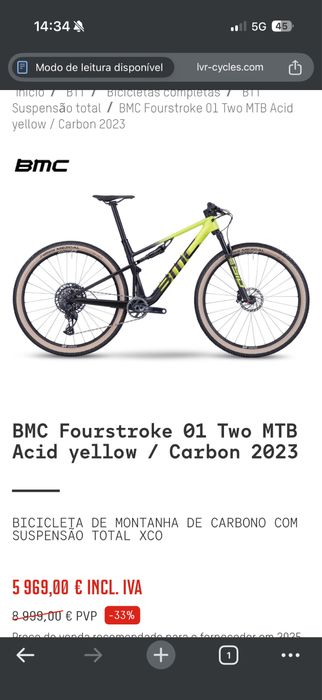 Bicileta BMC carbono