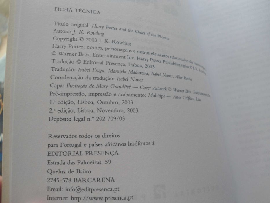 Harry Potter e a Ordem da Fénix