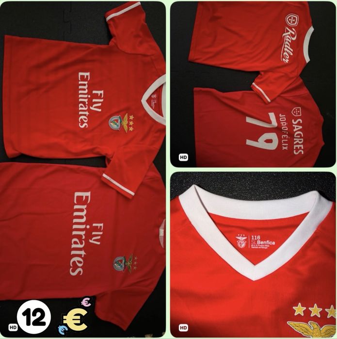 Equipamento benfica criança