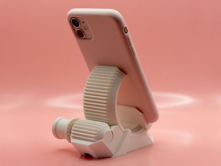 Підставка для телефону з ругулятором кута нахилу