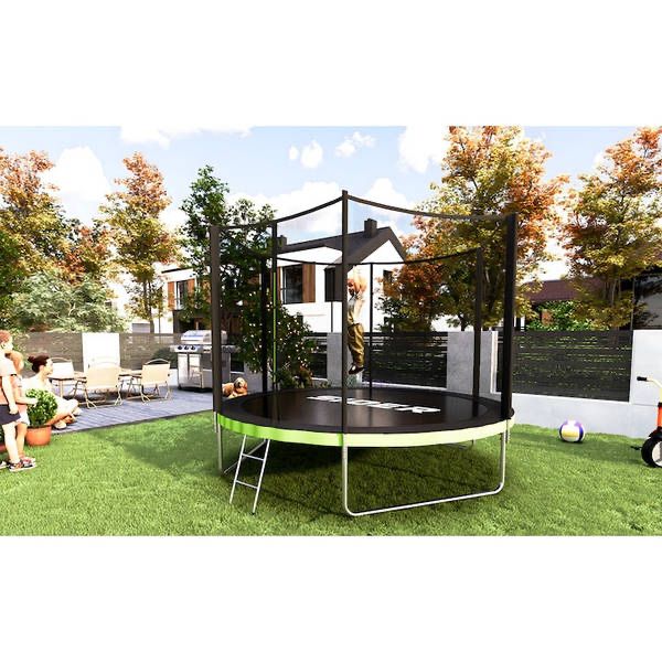 Батут із зовнішньою сіткою SIDER 8 FT 252 см бабути батут