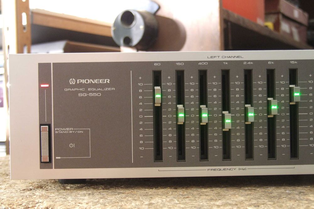 Equalizador Pioneer SG-550 de 1984 Vintage!