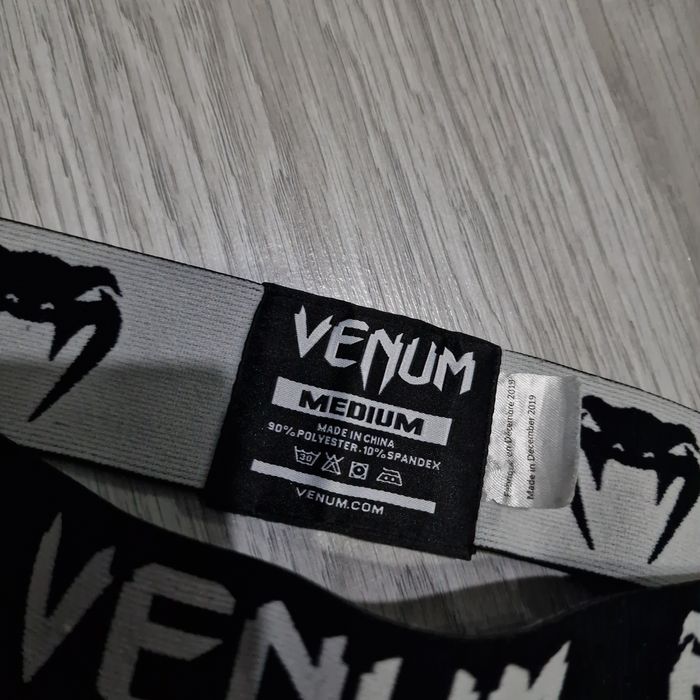 Majtki jockstrap Venum czarne