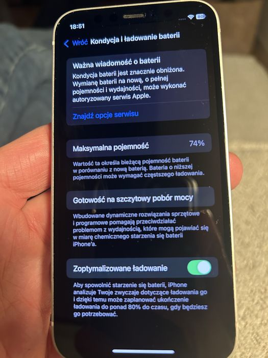 iPhone 12 mini 64GB  biały + AirPods 2 + akcesoria