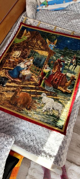 Pikowany ręcznie gobelin Liz Goodrick Dillon