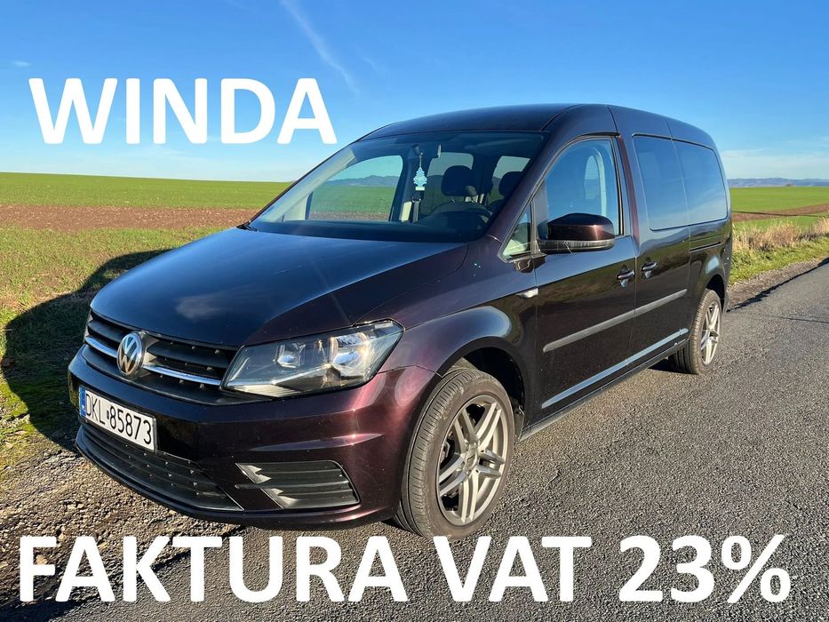 Volkswagen Caddy 2.0 TDI | Rampa | Platforma | Faktura 23% | Zarejestrowany